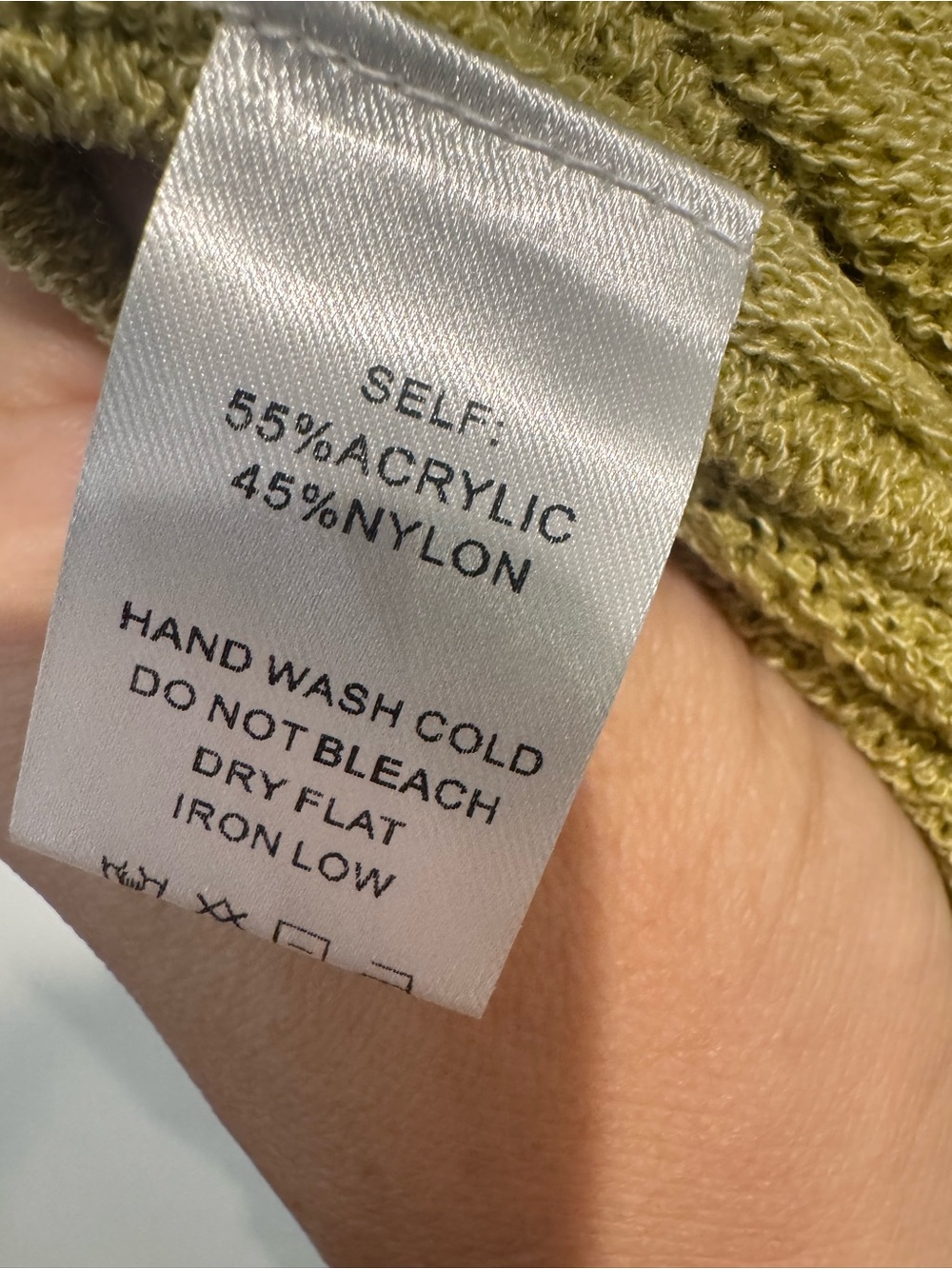 Anthropologie Flat White knit green Halter Maxi Dress slit dress NWT size small - Picture 13 of 14